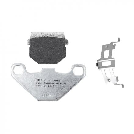 72838 PLAQUETTE DE FREIN ARRIERE (SBS S60 HH) ORIGINE DERBI 50 SENDA DRD 2005+2011 -B044223- p2r catégorie | Fp-moto.com gara