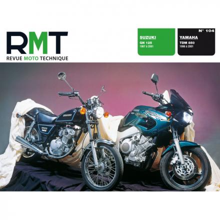 Revue Moto Technique RMT 104.2 SUZUKI GN 125/YAMAHA TDM 850 