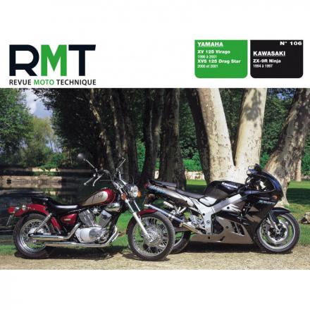 Revue Moto Technique RMT 106.2 YAMAHA XV125 KAWAZAKI ZX9R 