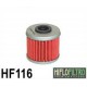 HF116 Filtre à huile HIFLOFILTRO HF116 POUR HONDA CRF 250 R, CRF 450 R-HM CRE 250-450-HUSQVARNA TC 250, TE 250 (38x36mm) HIFLOFI