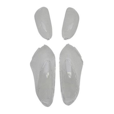  Cabochon clignotant Scoot adapt. Gilera 50 Stalker Av+Ar 2001> Transparent (X4) 