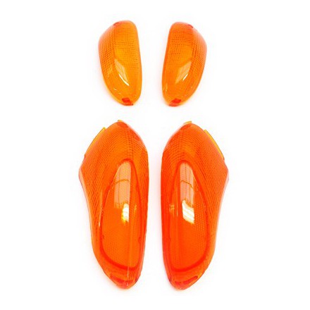  Cabochon clignotant Scoot adapt. Gilera 50 Stalker Av+Ar 1997>2000 Orange (X4) 