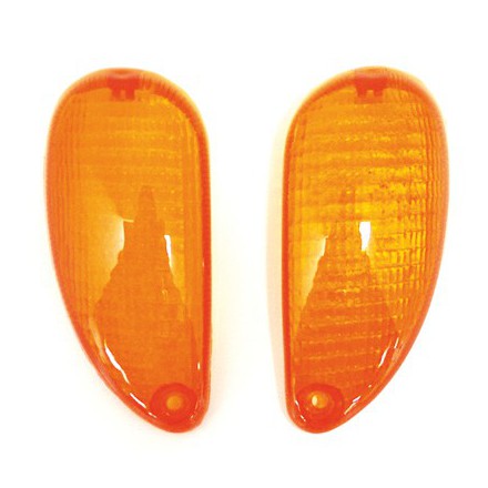  Cabochon clignotant Scoot adapt. Piaggio 50 Typhoon, Nrg, NTT Ar Orange (Paire) 