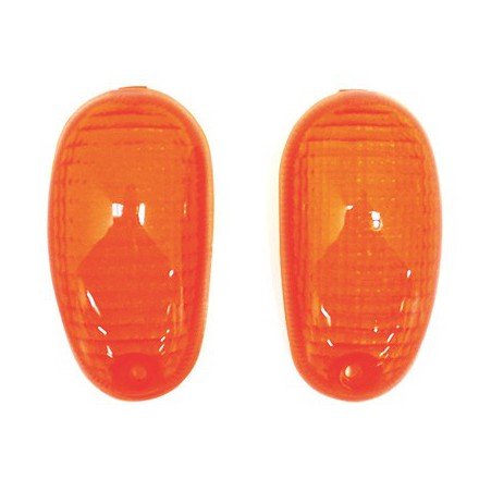  Cabochon clignotant Scoot adapt. Piaggio 50 Typhoon 1993>2005, NTT, NRG 1994>2005 Av Orange (Paire) 