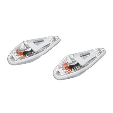  Eclairage Deco Replay Goutte D'Eau Wing Transparent-Blanc Ampoule Orange (Paire) ** 