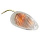  Clignotant Maxiscoot adapt. Piaggio 125 Vespa Et4 1999>2003 Transparent Ar Gauche -Homologue Ce- -Vicma -Selection P2R- 