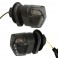 CLIGNOTANT A LED MOTO AVOC MINI 3RS BASE ABS FUME-NOIR (L 38mm - H 25mM - L 26mm) (PAIRE) (MONTAGE IDEAL MP3) -HOMOLOGUE CE-