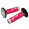 REVETEMENT POIGNEE PROGRIP OFF ROAD 788 TRIPLE DENSITE FLUO DESIGN BLANC-FUCHSIA-NOIR 115mm (PAIRE) (CROSS-MX)