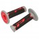 REVETEMENT POIGNEE PROGRIP OFF ROAD 788 TRIPLE DENSITE BASE COLOR ROUGE-NOIR-GRIS 115mm (PAIRE) (CROSS-MX)