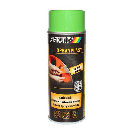 Bombe de peinture Motip Sprayplast VertBrillant (spray 400ml)