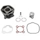 Cylindre Scoot Dr Fonte pour MBK 50 Nitro, Mach G-Yamaha 50 Aerox, Jog R -Malaguti 50 F12, F15 Liquide-Aprilia 50 Sr Liquide