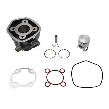 Cylindre Scoot Dr Fonte pour MBK 50 Nitro, Mach G-Yamaha 50 Aerox, Jog R -Malaguti 50 F12, F15 Liquide-Aprilia 50 Sr Liquide