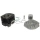 Haut Moteur Scoot Top Perf Fonte pour MBK 50 Ovetto 2T, Mach G-Yamaha 50 Neos 2T, Jog-Aprilia 50 Sr-Malaguti 50 F10 (Black Troph