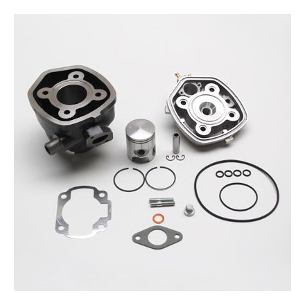 Haut Moteur Scoot Polini Fonte pour MBK 50 Nitro, Mach G-Yamaha 50 Aerox, Jog R-Malaguti 50 F12, F15 Liquide-Aprilia 50 Sr Liqui