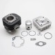 Haut Moteur Scoot Polini Fonte pour MBK 50 Ovetto 2T, Mach G-Yamaha 50 Neos 2T, Jog-Aprilia 50 Sr-Malaguti 50 F10, F12