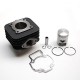 Cylindre Scoot Top Perf Fonte pour Piaggio 50 Zip 2T, Typhoon, Liberty 2T-Gilera 50 Stalker, Ice-Aprilia 50 Sr Air