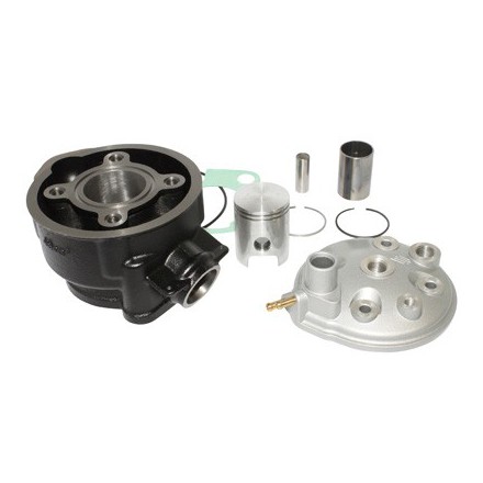 Haut Moteur 50 à Boite Polini Fonte pour Minarelli 50 AM6-MBK 50 X-Power, X-Limit-Yamaha 50 TZR, DTR-Peugeot 50 XPS-Rieju 50 RS1