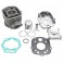 HAUT MOTEUR 50 A BOITE ADAPTABLE DERBI 50 SENDA 2006-, GPR 2006--GILERA 50 SMT 2006-, RCR 2006- (MOTEUR PIAGGIO EURO 3) -ALU NI