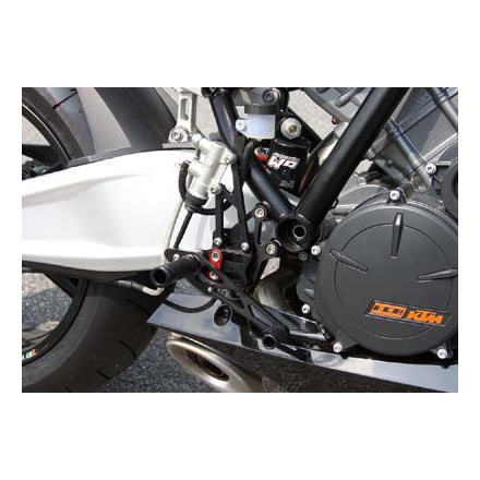 Commandes reculées multi-position LSL pour KTM RC8 2008-10