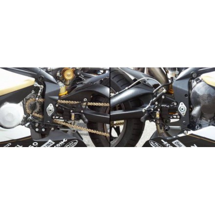 Commandes reculées multi-position LSL Racing Triumph Daytona 675 2006-07