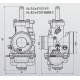 Carburateur Polini Coaxial D.15 (starter manuel)