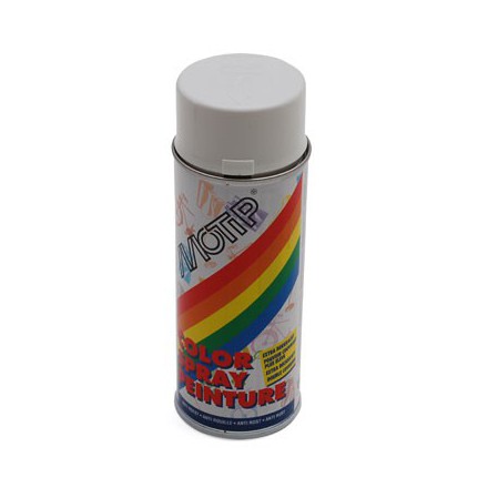 BOMBE DE PEINTURE MOTIP DECO GLYCERO BRILLANT BLANC PUR AEROSOL 400ml (01600)