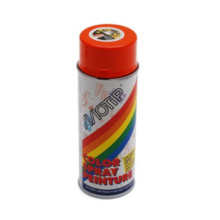 BOMBE DE PEINTURE MOTIP DECO GLYCERO BRILLANT ORANGE KTM AEROSOL 400ml (01605)