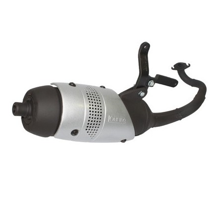 Pot scoot Leovince touring pour piaggio 50 zip 2t 2009>, typhoon 2012> (ref 5565)