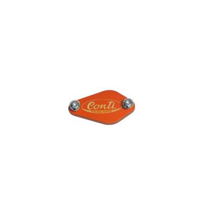 Plaque obturateur Conti Design pompe à huile Orange Minarelli / Derbi / Morini 6VTS