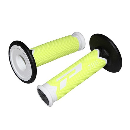 Revêtement poignée Progrip 788 Blanc / Noir / Jaune Fluo