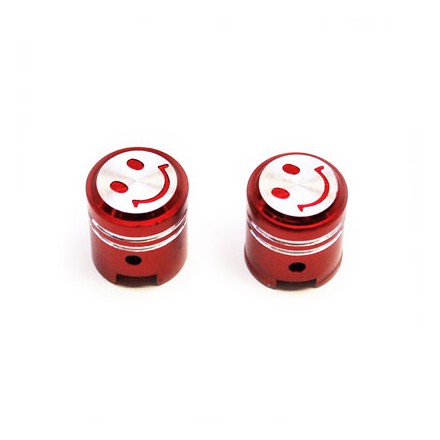 Bouchon de valve Piston couleur Rouge