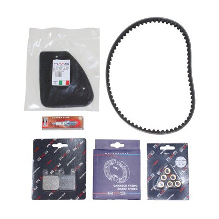 Kit entretien scoot adaptable peugeot 50 tkr, trekker, speedfight, buxy (ajp) -rms-