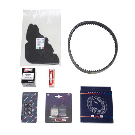 Kit entretien maxiscooter adaptable piaggio 125 liberty 4t la poste 2005>2011 -rms-