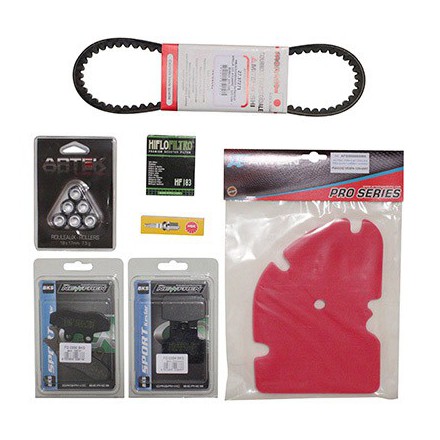 Kit entretien P2R maxiscooter adaptable Piaggio 125 x8 