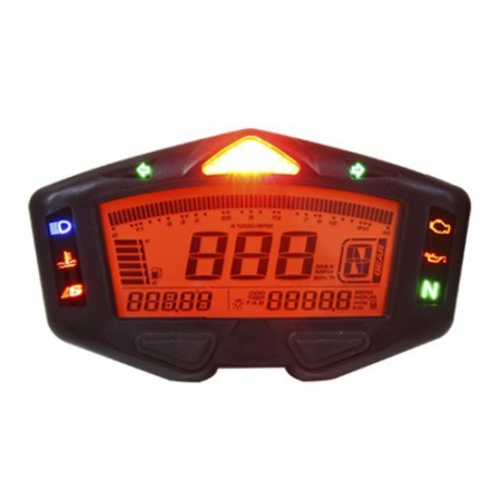 Compteur de vitesse KOSO DB-03R multifonctions noir universel