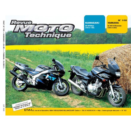 Revue Moto Technique RMT 102.3 KAWASAKI ZX6R/YAMAHA XJ900S 