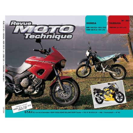 Revue Moto Technique RMT 85.4 HONDA NSR 125 R-CRM 125 RT/YAMAHA TDM 850 