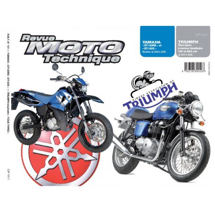 Revue Moto Technique RMT 141.1 YAMAHA DT125RE & X/TRIUMPH T.TYPES 790-865