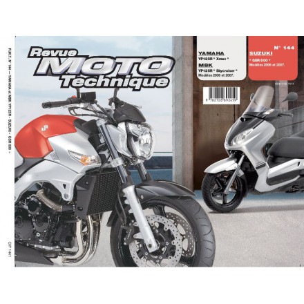 Revue Moto Technique RMT 144.1 SUZUKI GSR600 YAM XMAX125/MBK SKYCRUISER 