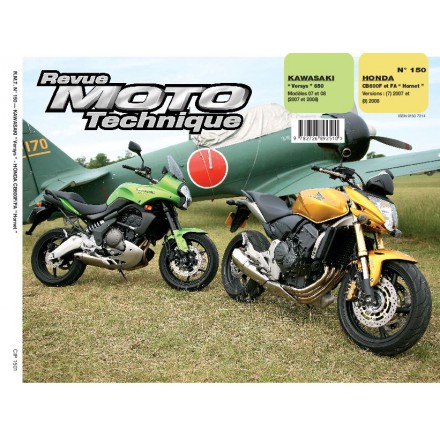 Revue Moto Technique RMT 150.1 HONDA CB600F/FA+KAWASAKI VERSYS 650 07/08 