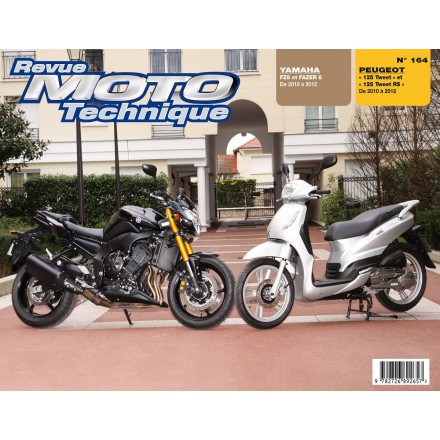 Revue Moto Technique RMT 164 PEUGEOT 125 TWEET(10/12)+ YAM FZ8 10/12 