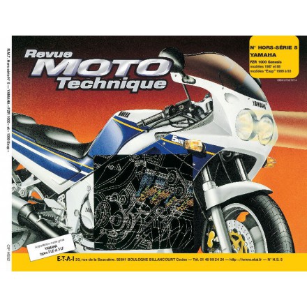 Revue Moto Technique RMT HS 5.2 YAMAHA FZR 1000 GENESIS (87/88) 