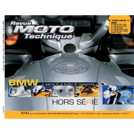 Revue Moto Technique RMT HS11.1 BMW R850RT-1100S-R1150R-RS-GS ET RT 