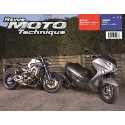 Revue Moto Technique RMT 176 SUZUKI Burgman 125(14-15)YAMAHA MT09 (14-15)