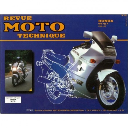 Revue Moto Technique RMT 63.2 HONDA VFR 750 F (1986 A 1988) 