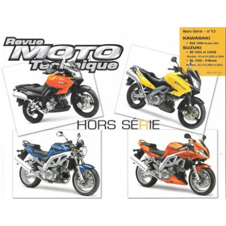 Revue Moto Technique RMT HS13.1 SUZUKI SV/DL 1000 KAWA KLV1000 (02/04) 