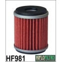 Filtre à huile HIFLOFILTRO HF981 POUR YAMAHA 125 XMAX, X-CITY-MBK 125 SKYCRUISER, CITYLINER (38x46mm)