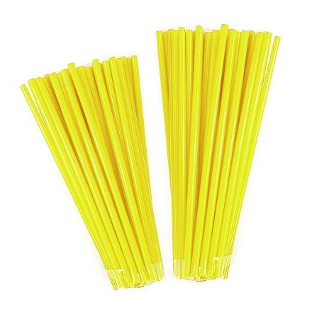 Couvr rayon NoenD Jaune Fluo 76pcs