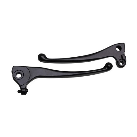 Levier de frein scoot replay pour mbk 50 booster 1999-2003-yamaha 50 bws 1999-2003 noir (paire)