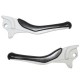 Levier de frein scoot replay pour mbk 50 nitro-yamaha 50 aerox blanc (paire)